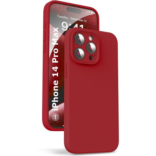 Coque Silicone Rouge Pour Iphone 14 Pro Max Little Boutik®
