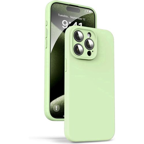 Coque Silicone Verte Pour Iphone 15 Pro Little Boutik®