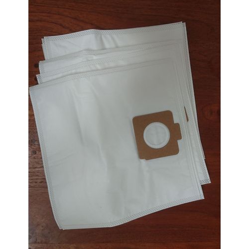 Sacs pour aspirateur VHBW - 10 sacs compatibles avec Moulinex Compact W84, Y33, Y35, Y93- Microfibres non tissées, 28,5 x 19 cm- Blanc