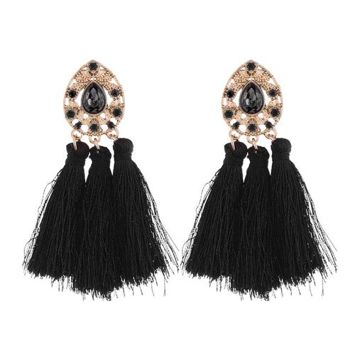 Boucles D'oreilles A Tige Tendance Pour Femmes Et Filles, Accessoires De Decoration A Pompons, Ez1183