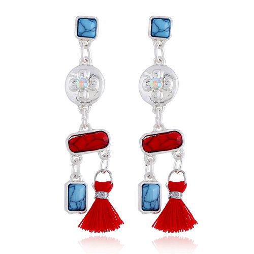 Boucles D'oreilles A Tige Tendance Pour Femmes Et Filles, Accessoires De Decoration A Pompons, Ez1271