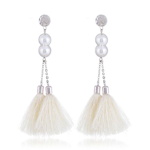 Boucles D'oreilles A Tige Tendance Pour Femmes Et Filles, Accessoires De Decoration A Pompons, Ez1185