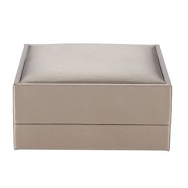 Boite de rangement pour bijoux en cuir synthetique (dore, boite a bracelets)