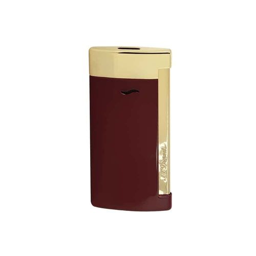 Briquet S.T. Dupont Rouge Et Doré Slim 7