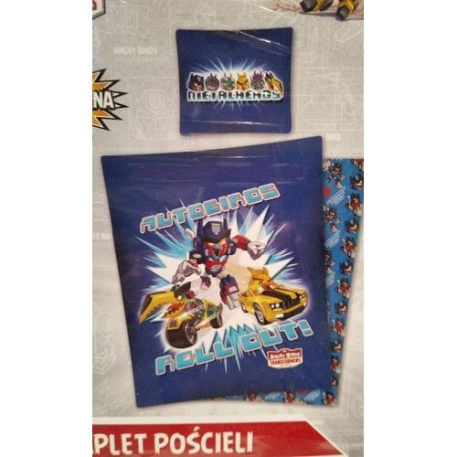 Parure De Lit Angry Birds Transformers 160 X 200 Composition Coton Neuf 