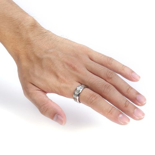 Bague Classique En Acier Titane Avec Tete De Mort Pour Homme Et Femme, Bijou Lumineux, Couleur Or, 9