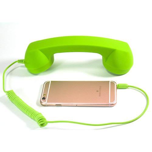 Combiné téléphonique rétro classique de 3,5 mm, mini micro, récepteur d'appel téléphonique pour smartphone
