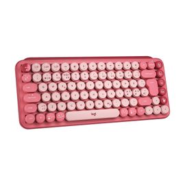 Logitech POP Keys - Clavier - sans fil - Bluetooth 5.1, Bluetooth LE - QWERTY - Pan Nordic - commutateur : Brown Tactile - briseur de coeur