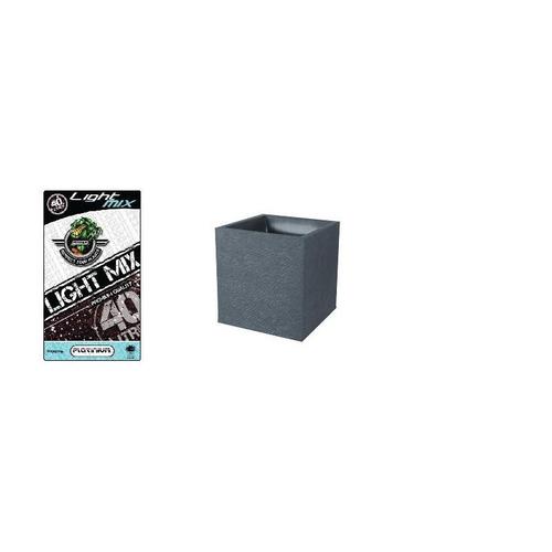 Pack Pot + Terre - Pot Graphit 31l Anthracite + Terreau Light Mix 40l