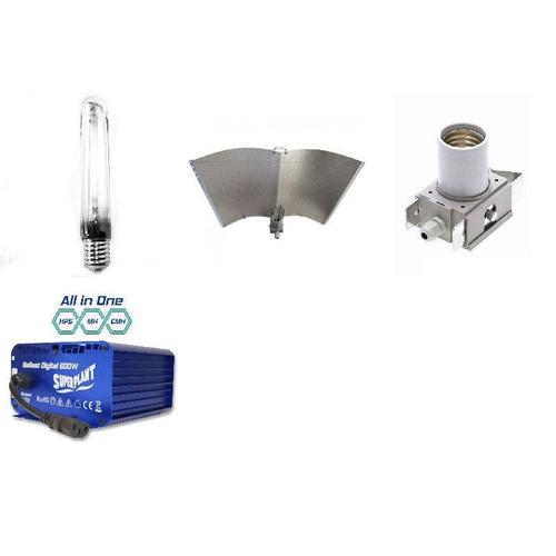 Kit Complet Hps 600w - Floraison - Superplant & Adjust A Wings Digital 4