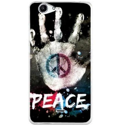 Coque Wiko Pulp Fab - Motif Peace