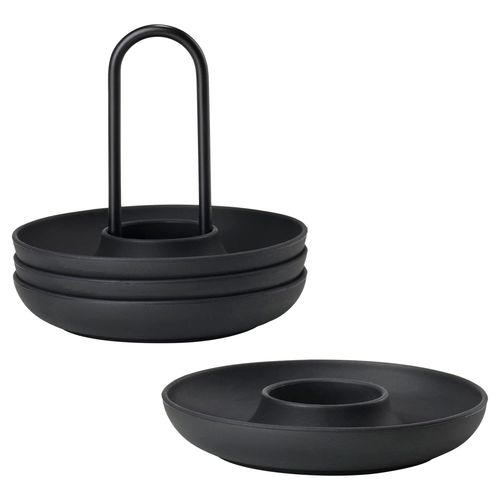 Zone - Singles Egg Cups With Holder - Black (332021)