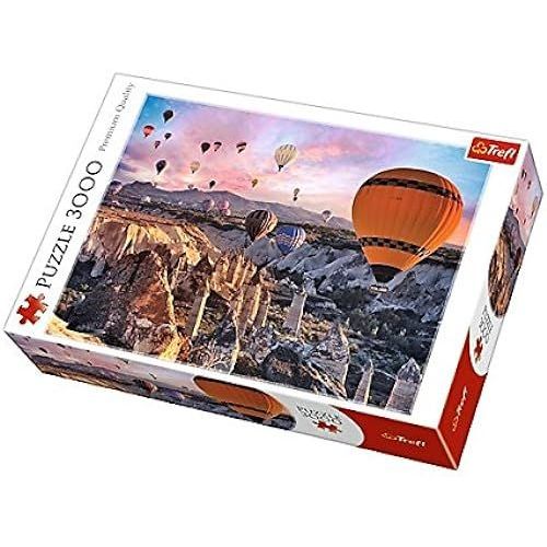 Trefl Puzzle Ballons Au-Dessus De La Cappadoce 3000 Pi Ces Qualité Premium Pour Adultes Et Enfants Partir De 15 Ans Tr33059