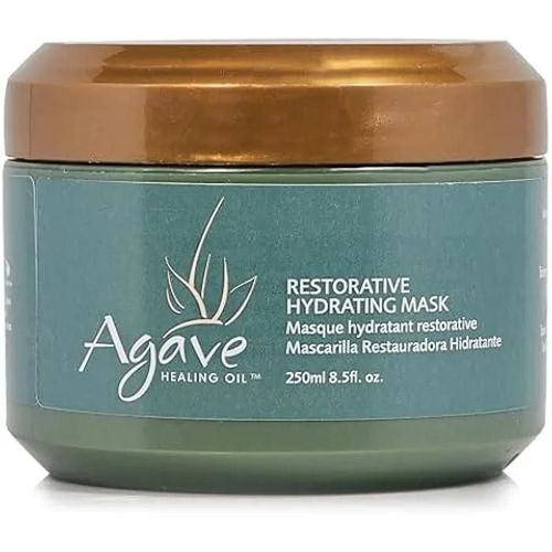 Masque Hydratant - Agave Healing Oil - 250 Ml - Réparateur - Sans Parfum - Crème Pour Cheveux 