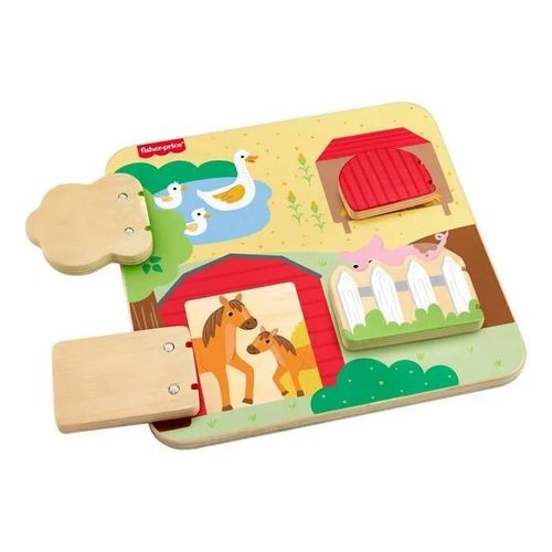 Tableau D'Animaux De Ferme En Bois Fisher-Price