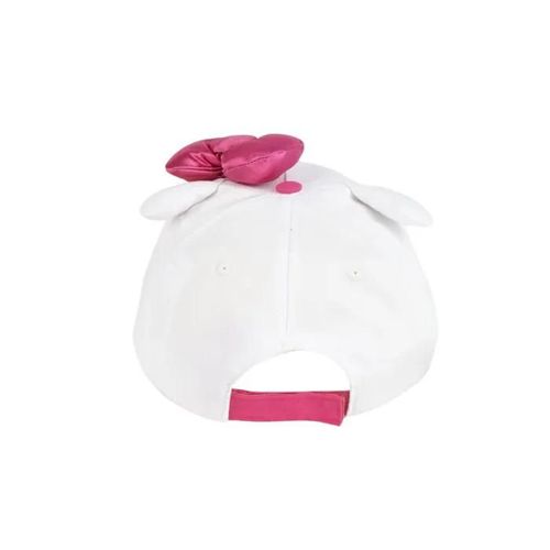 Casquette - Hello Kitty - Blanc - 65% Coton - 35% Polyester - Mixte Enfant Été