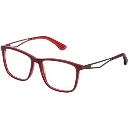 Lunettes De Soleil - Police - Vk071 - Bordeaux - Acétate + Métal - Mixte
