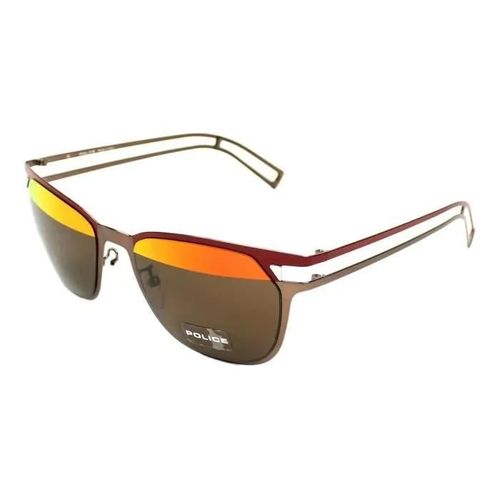 Lunettes De Soleil - Police - S8965 Neymar Jr - Couleur Bronze - Bordeaux - Catégorie Uv 3