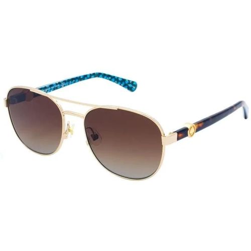 Lunettes De Soleil Femme Kate Spade Raglan/G/S - Doré - Monture Havana/Brun - Verres Bruns