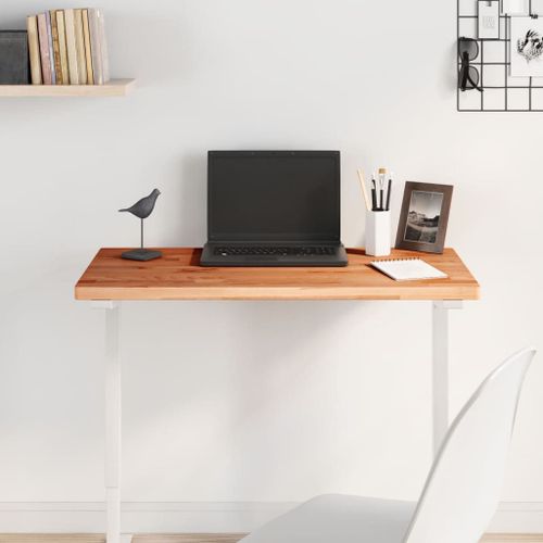 Vidaxl Dessus De Table 80x40x2,5 Cm Rectangulaire Bois Massif De Hêtre