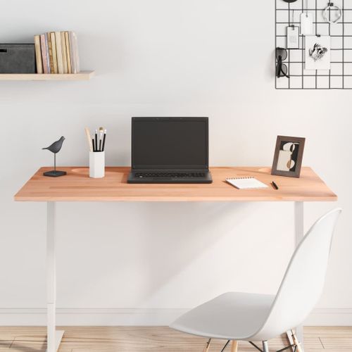 Vidaxl Dessus De Bureau 110x60x1,5 Cm Bois Massif De Hêtre