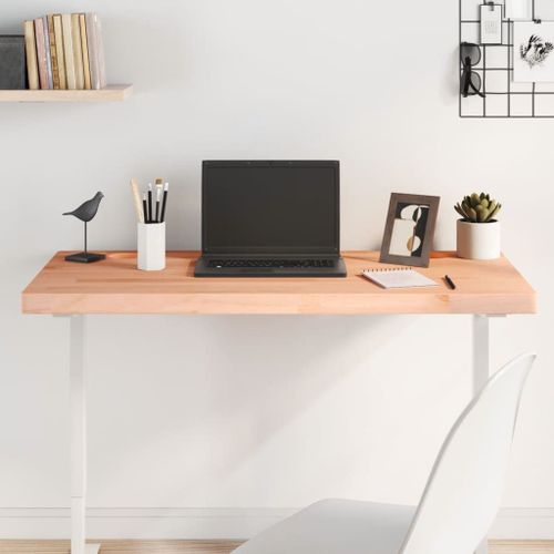 Vidaxl Dessus De Bureau 100x50x4 Cm Bois Massif De Hêtre