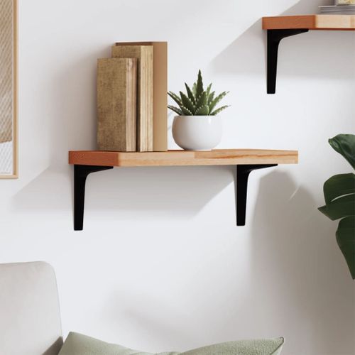 Vidaxl Étagère Murale 40x20x2,5 Cm Bois Massif De Hêtre