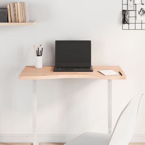 Vidaxl Dessus De Bureau 80x(36-40)X2,5 Cm Bois Massif De Hêtre