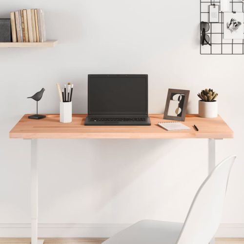 Vidaxl Dessus De Bureau 100x50x2,5 Cm Bois Massif De Hêtre