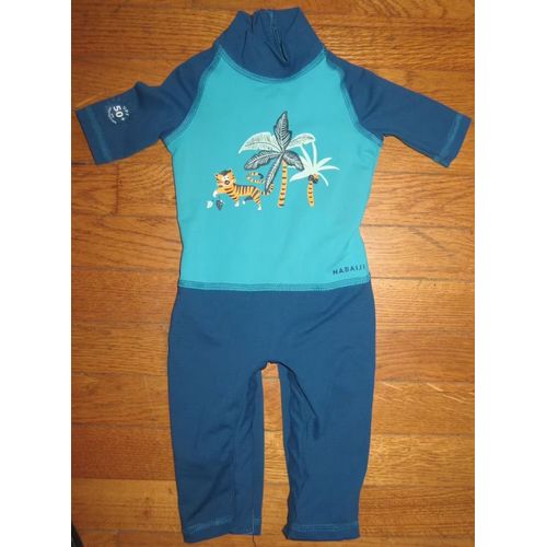 Combinaison Protection Anti Uv 50 + 12 Mois Bébé 73 75 Cm Nabaiji Décathlon