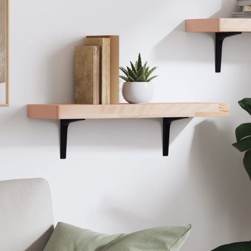 Vidaxl Étagère Murale 60x20x4 Cm Bois Massif De Hêtre