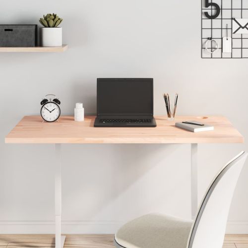 Vidaxl Dessus De Bureau 110x55x2,5 Cm Bois Massif De Hêtre