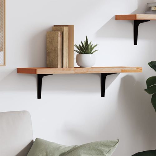 Vidaxl Étagère Murale 60x20x2,5 Cm Bois Massif De Hêtre