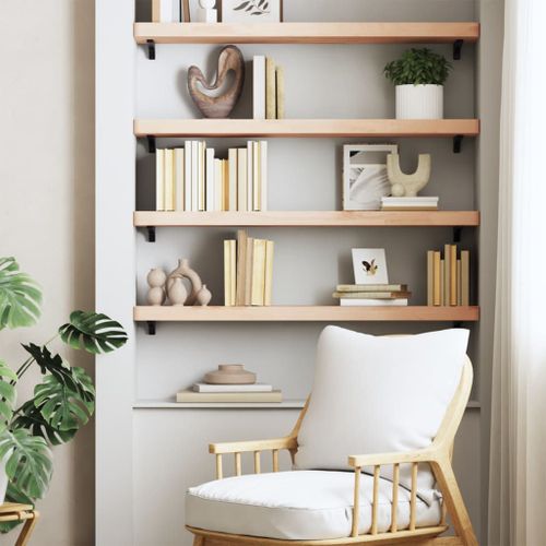 Vidaxl Étagère Murale 100x20x4 Cm Bois Massif De Hêtre