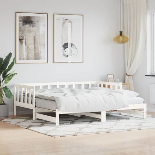 Vidaxl Lit De Jour Et Lit Gigogne Sans Matelas 80x200 Cm Bois Massif