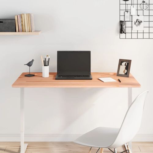 Vidaxl Dessus De Bureau 100x60x1,5 Cm Bois Massif De Hêtre