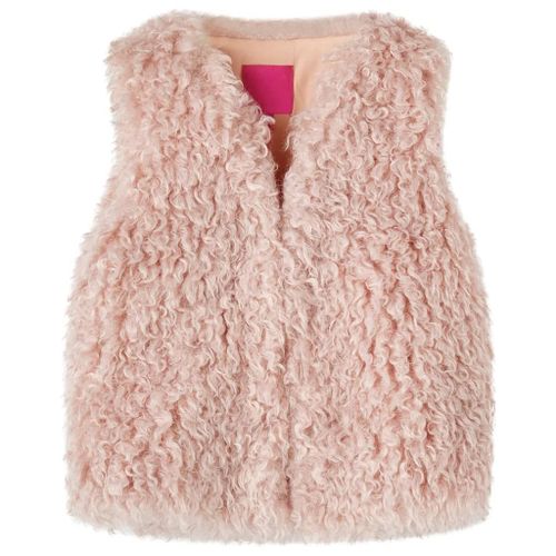 Gilet Pour Enfants Fausse Fourrure Rose Clair 92