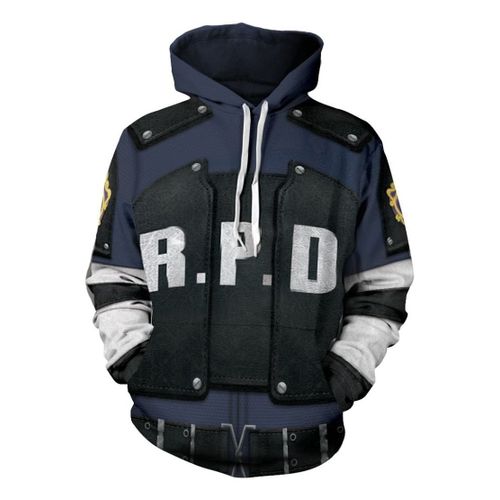 Sweat À Capuche Pour Cosplay Resident Evil Leon S. Kennedy