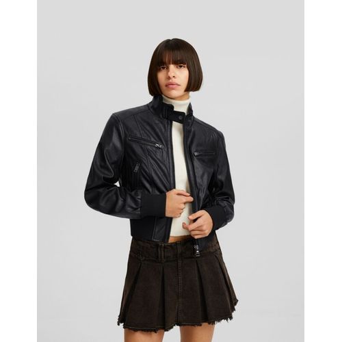  Blouson Similicuir Femme Xs Noir