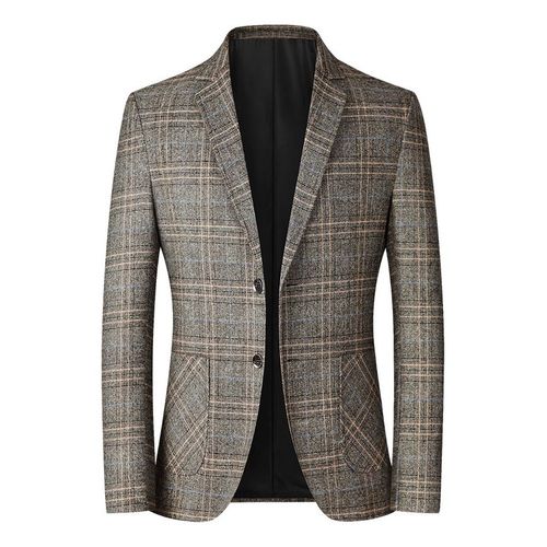Costume Décontracté Léger Pour Homme, Blazer Brodé, Coupe Cintrée