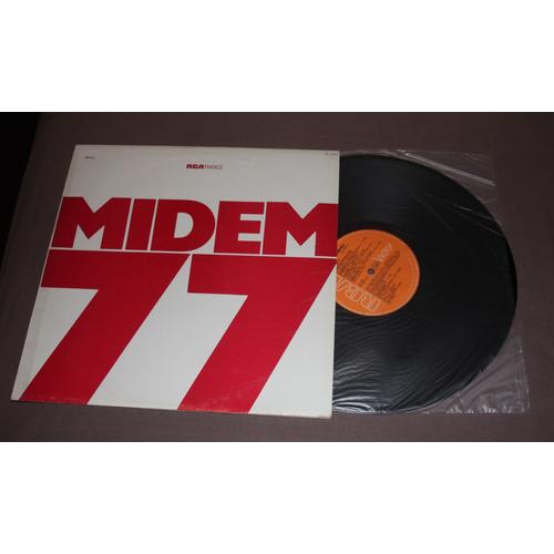 Rare 33t Lp Midem 77 / Sylvie Vartan / Alain Souchon / Francoise Hardy / Patricia Paulin / Yves Simon / Jean Guidoni / Antoine / Jean Francois Michael / Jean Jacques Debout / Zao / Andre Popp Etc