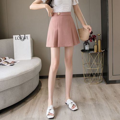 Jupe Courte Plissée Taille Haute Pour Femme, Jupe Trapèze Très Populaire, Jupe Taille Haute, Printemps Et Été
