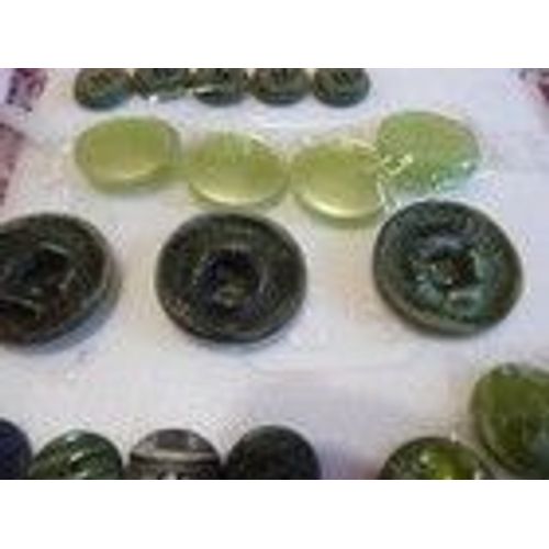 Lot De 3 Boutons Diam 30 Vert