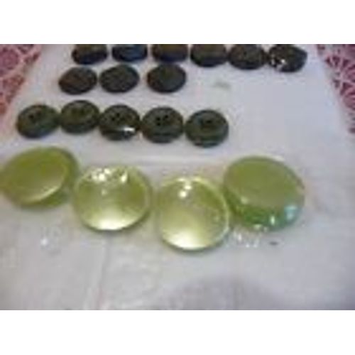 Lot De 4 Boutons Nacré 25 Diam