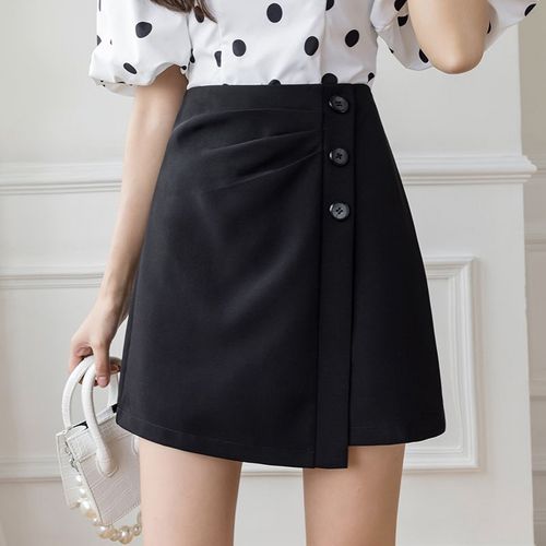 Jupe Printemps Et Été, Short, Jupe Irrégulière, Jupe Plissée Blanche Taille Haute, Jupe Trapèze, Pantalon