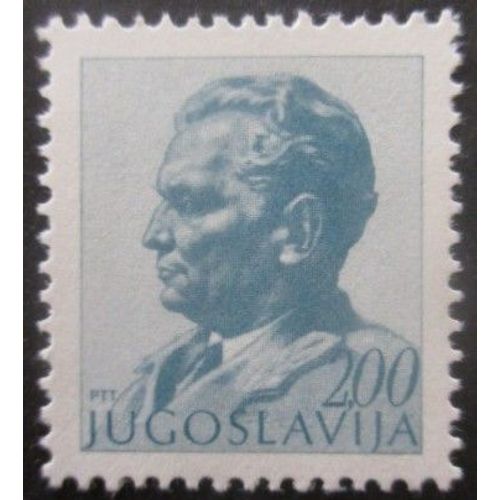 Yougoslavie N°1437b Dentelé 13,5 X 12,5 Tito Neuf **