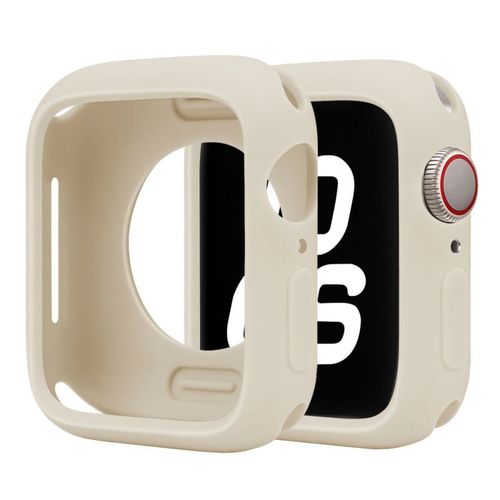 Étui De Montre Semi-Enveloppé Adapté À L'apple Watch 8 Étui De Protection De Montre S9 Coque Souple Couleur Bonbon Étui De Protection S10-Demi-Paquet De Bonbons - Starlight - 38 Mm