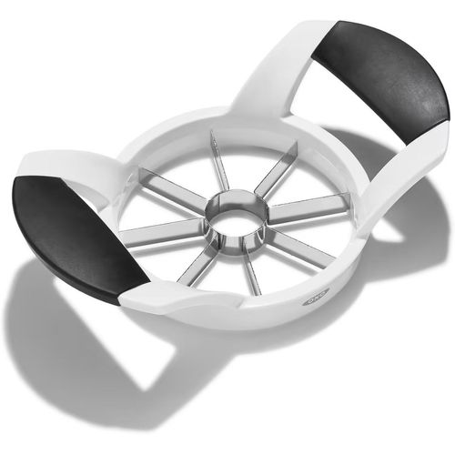Coupe-pommes - Coupe-fruits en inox, trancheuse manuelle - Noir et blanc - Ouragan X