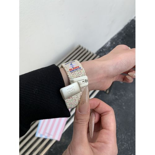 Bracelet Magnétique En Nylon Tressé Pour Montre Connectée S10, Compatible Avec La Nouvelle Apple Watch S9 Et Se 678-Chapeau Haut De Forme Pour Chiot - Points Starlight - 38/40/41 (10e Génération 42