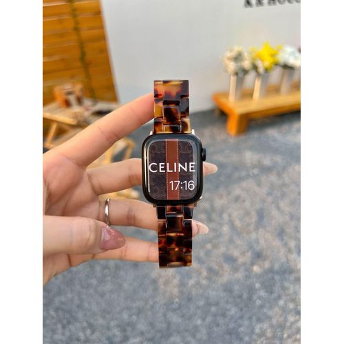 Bracelet De Montre Apple En Résine Légère Pour Le Printemps Et L'été, Adapté Aux Modèles Universels Pour Hommes Et Femmes De La Génération Apple Watch 87654se 3-Tortue - 38 Mm/40 Mm/41 Mm